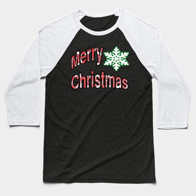 Merry Christmas Baseball T-Shirt by nvd203